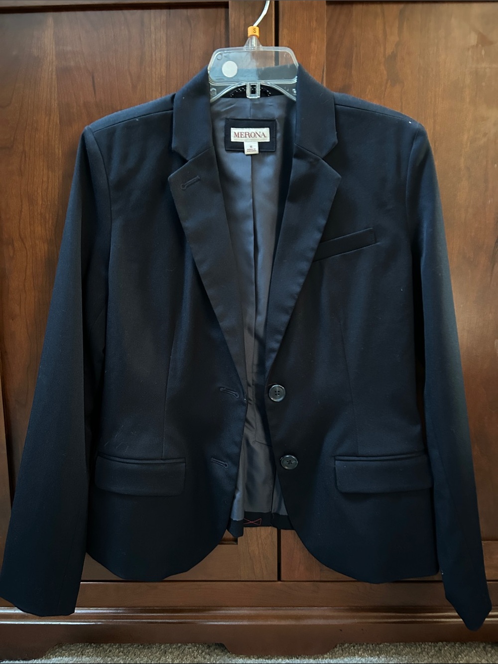NWOT Merona Navy Single-Breasted Women's Blazer 6